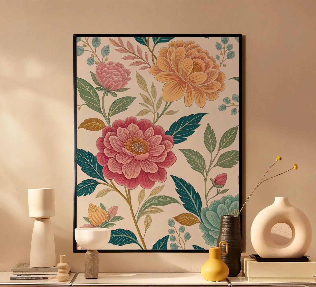 Sinfonia di fiori eleganti poster da Artistic-shop