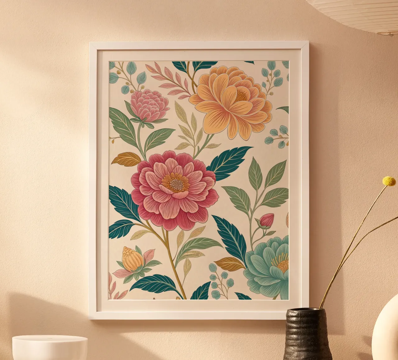 Sinfonia di fiori eleganti poster da Artistic-shop