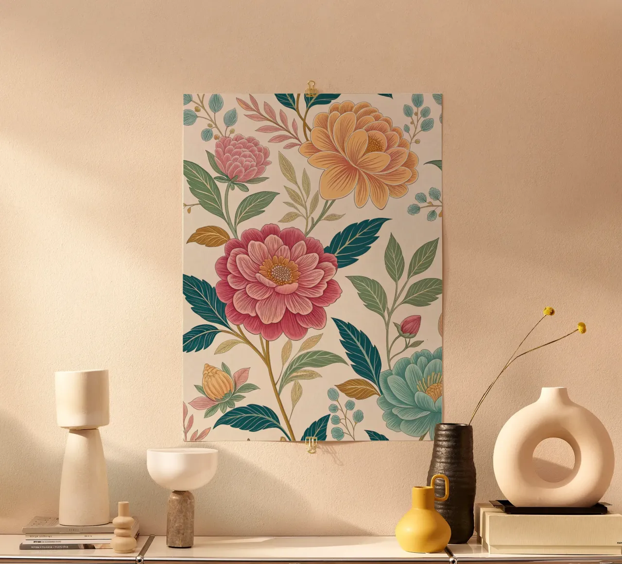 Sinfonia di fiori eleganti poster da Artistic-shop