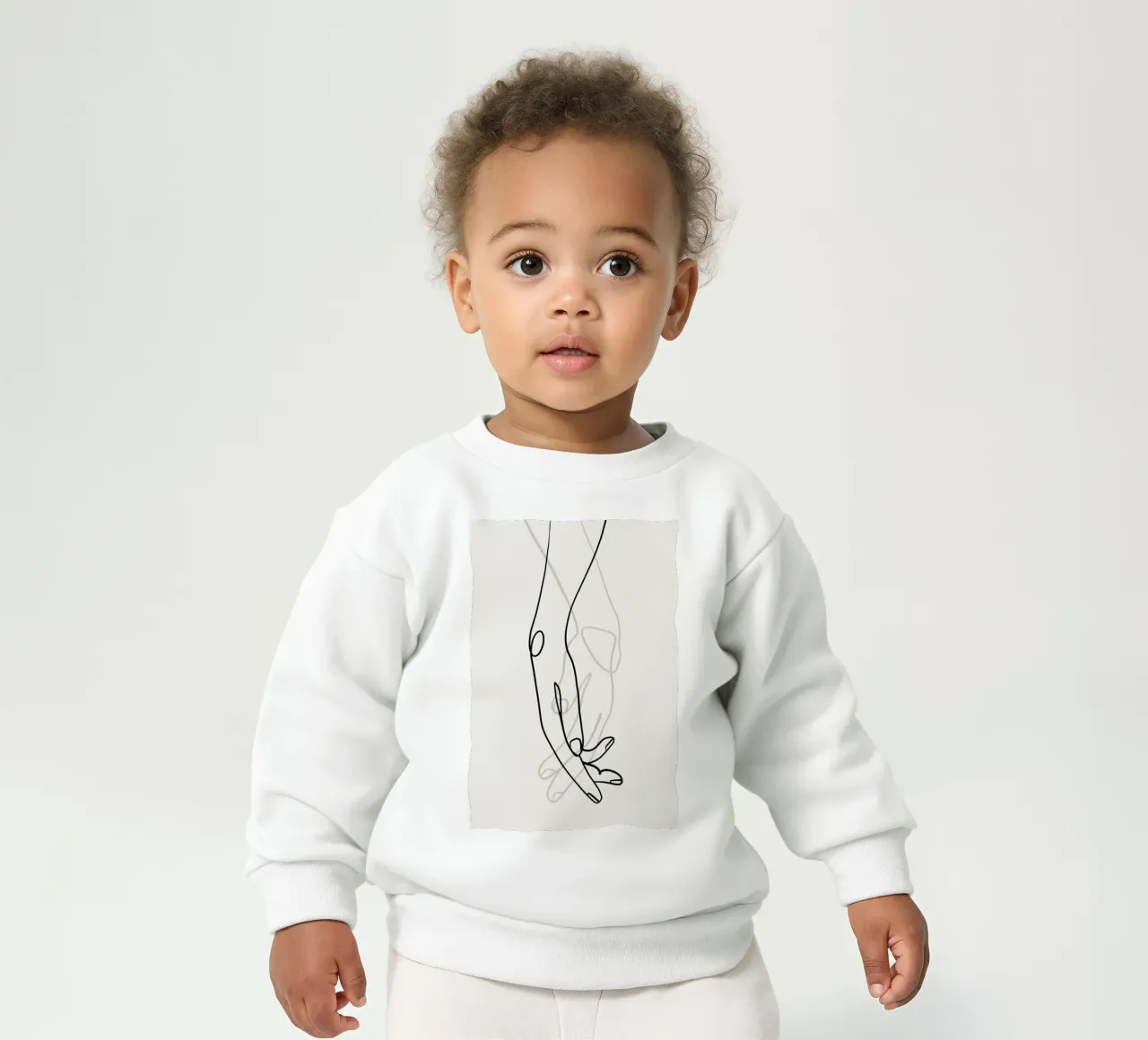 Hands 2 baby sweatshirt by Graphite