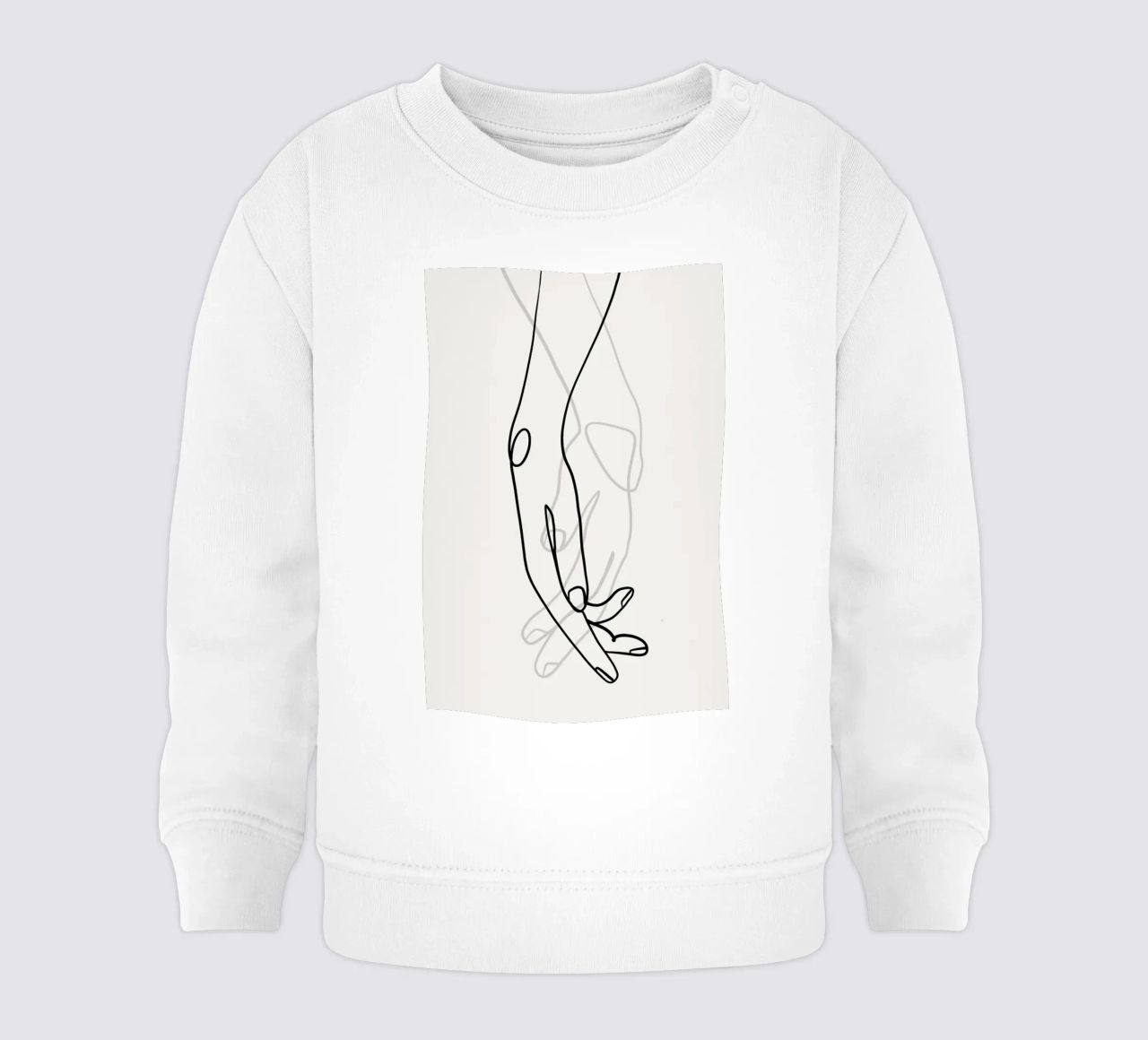 Hands 2 felpa neonato da Graphite