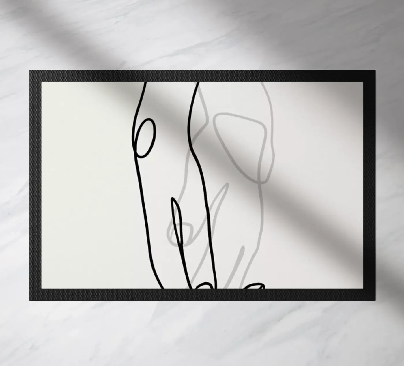 Hands 2 Fußmatte von Graphite