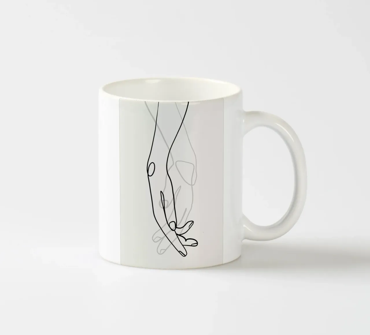 Hands 2 keramische mok van Graphite