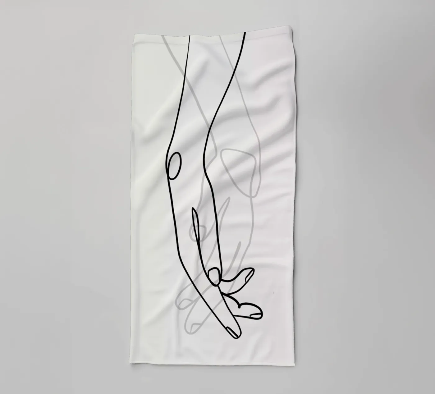 Hands 2 towel by Graphite