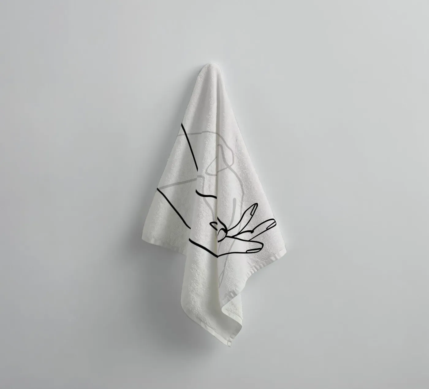 Hands 2 towel by Graphite