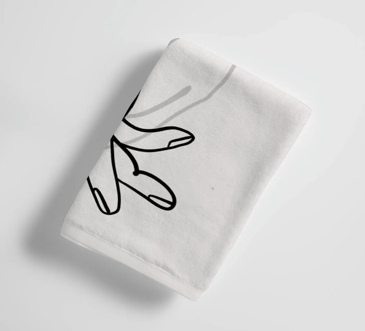 Hands 2 badhanddoek van Graphite