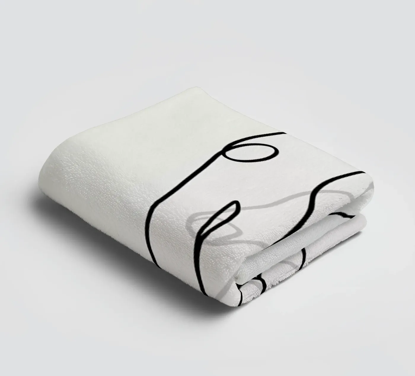 Hands 2 badhanddoek van Graphite