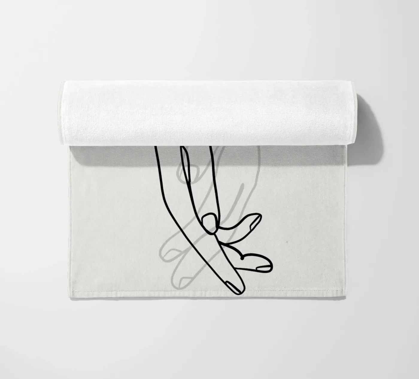 Hands 2 strandhanddoek van Graphite