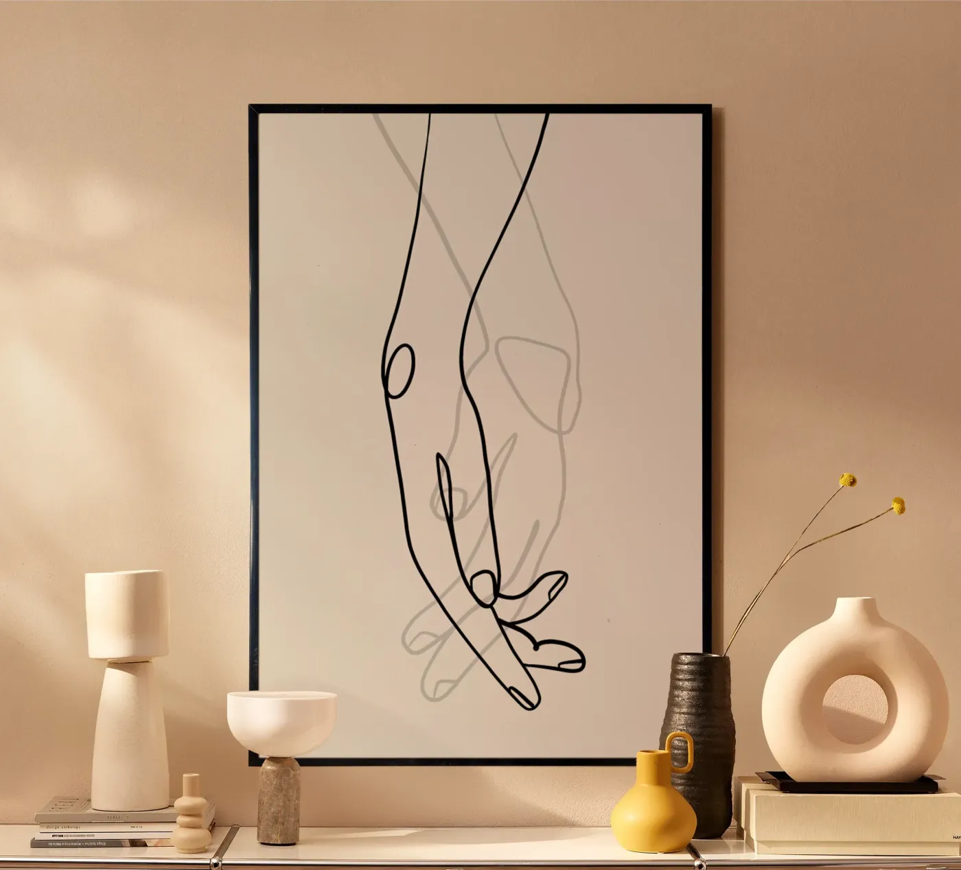 Hands 2 poster van Graphite