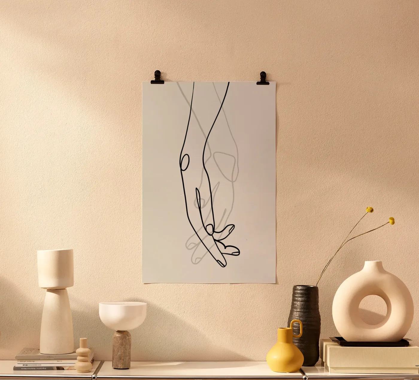 Hands 2 poster van Graphite