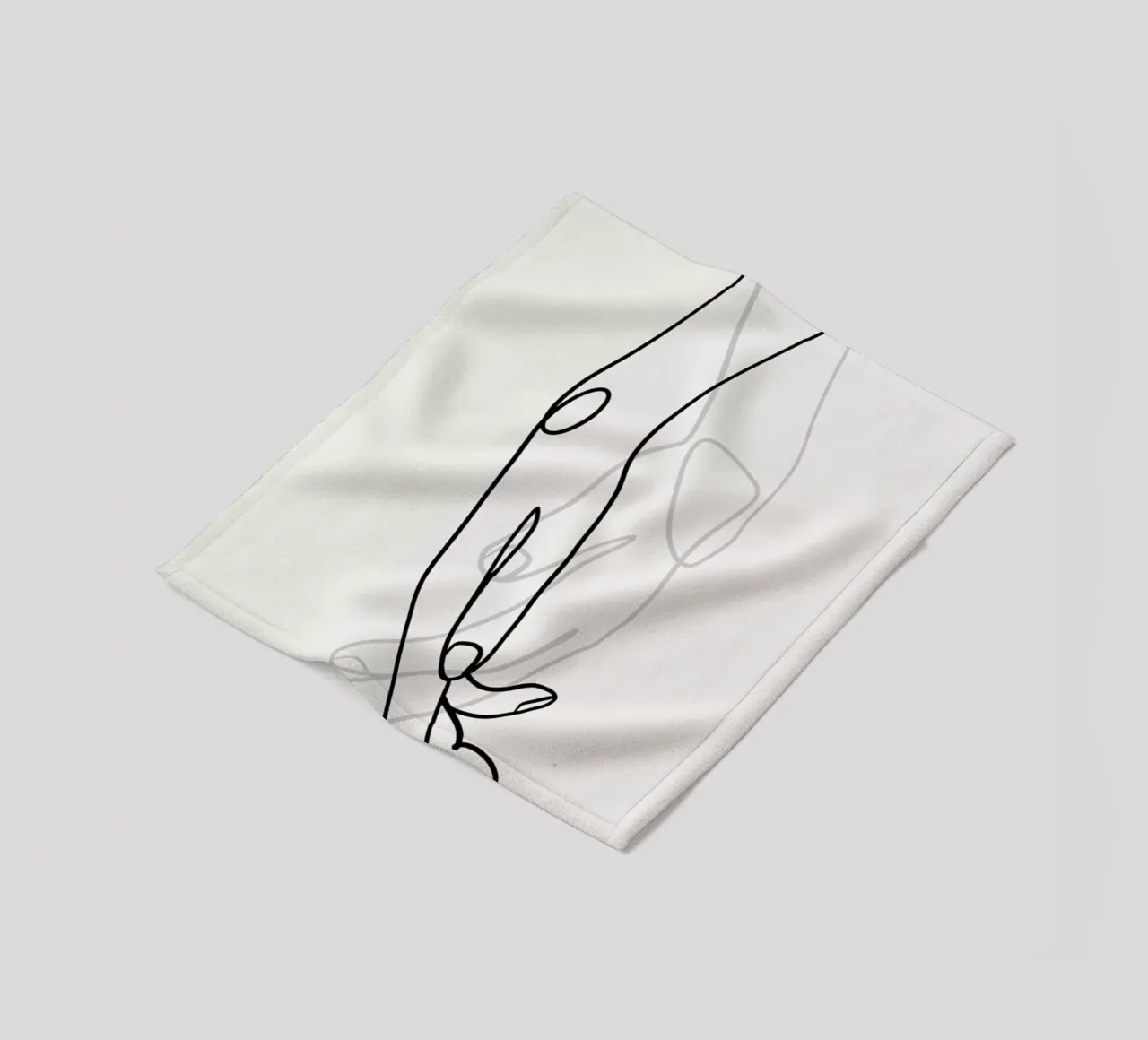 Hands 2 Fleecedecke von Graphite