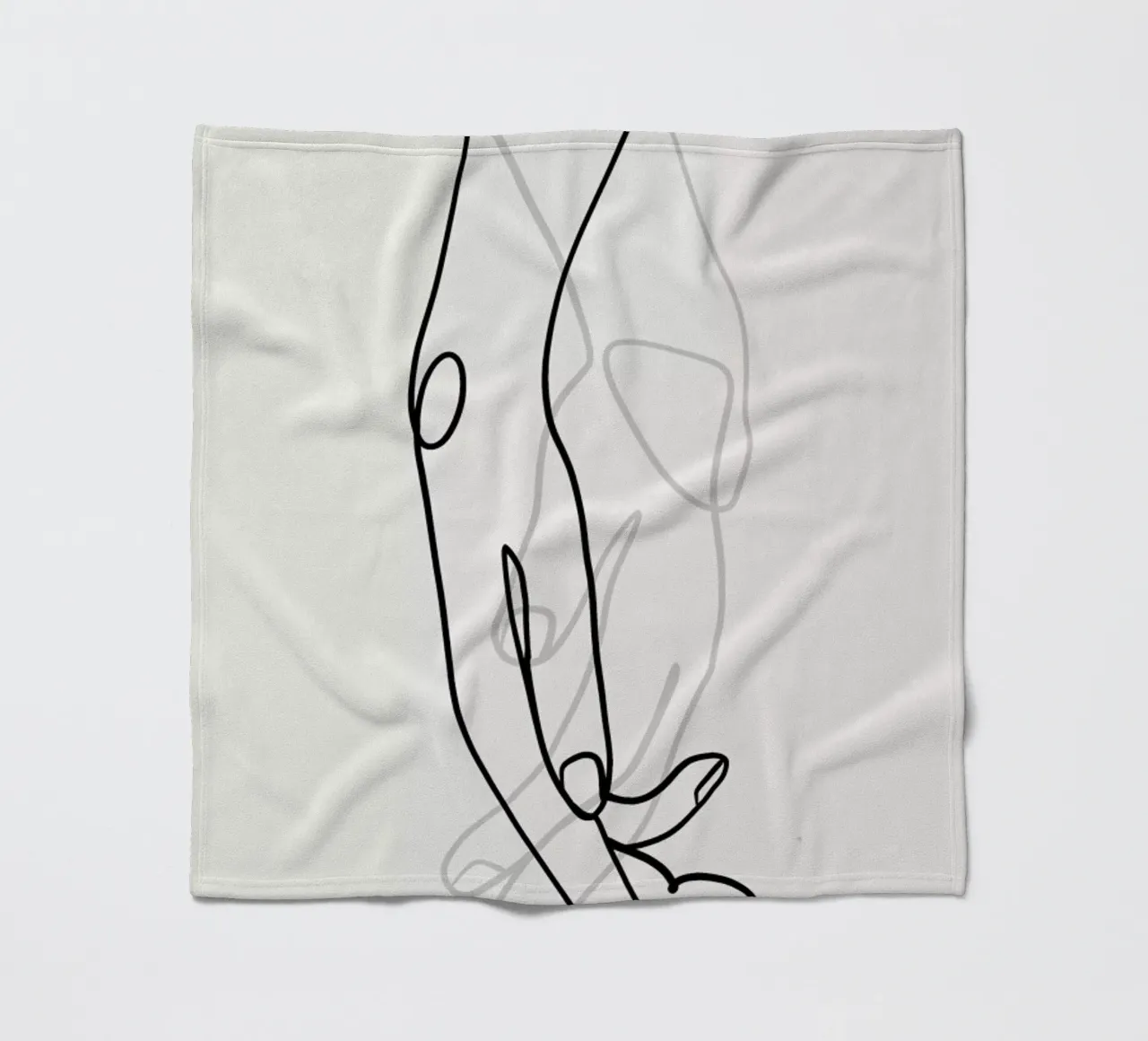 Hands 2 Fleecedecke von Graphite