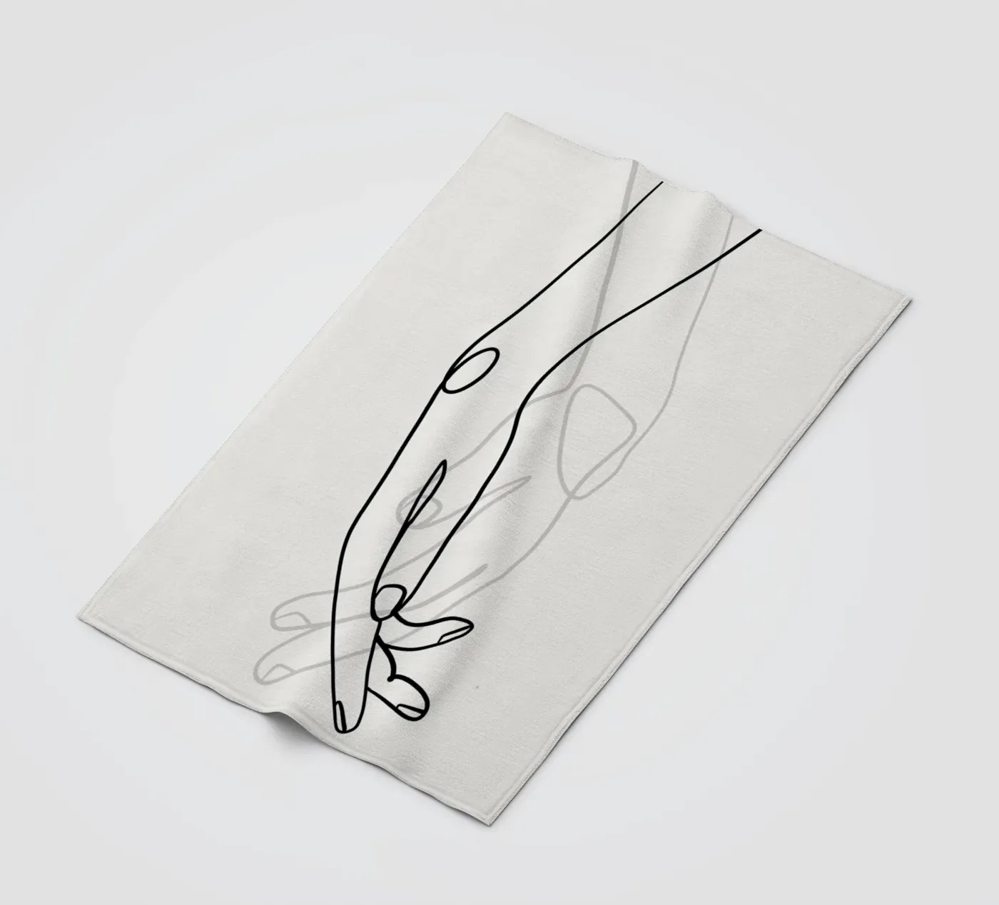 Hands 2 Fleecedecke von Graphite