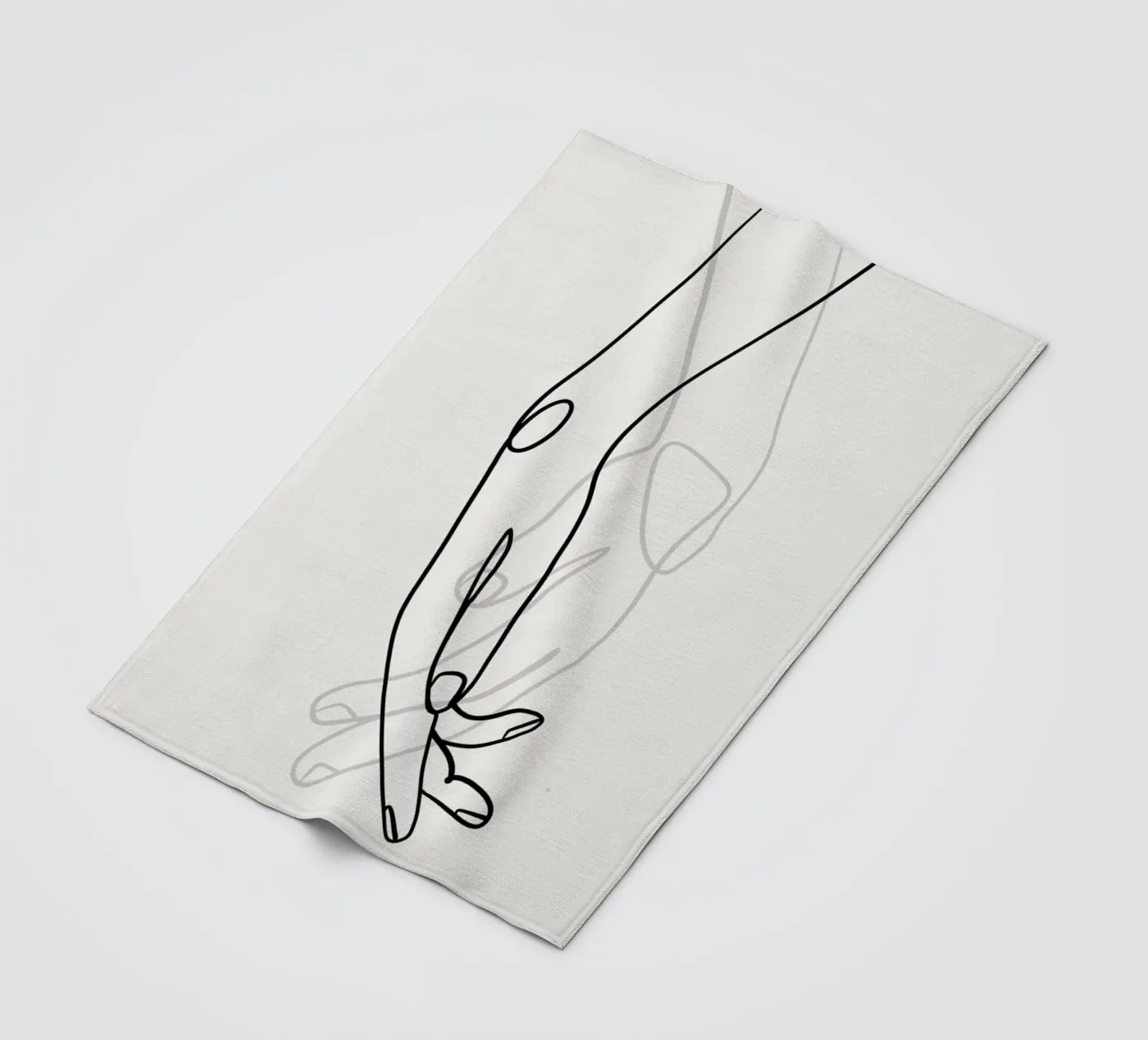 Hands 2 fleecedeken van Graphite