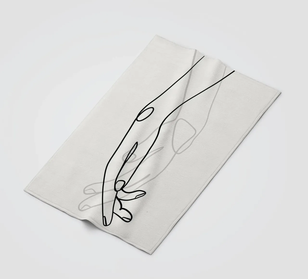 Hands 2 Fleecedecke von Graphite