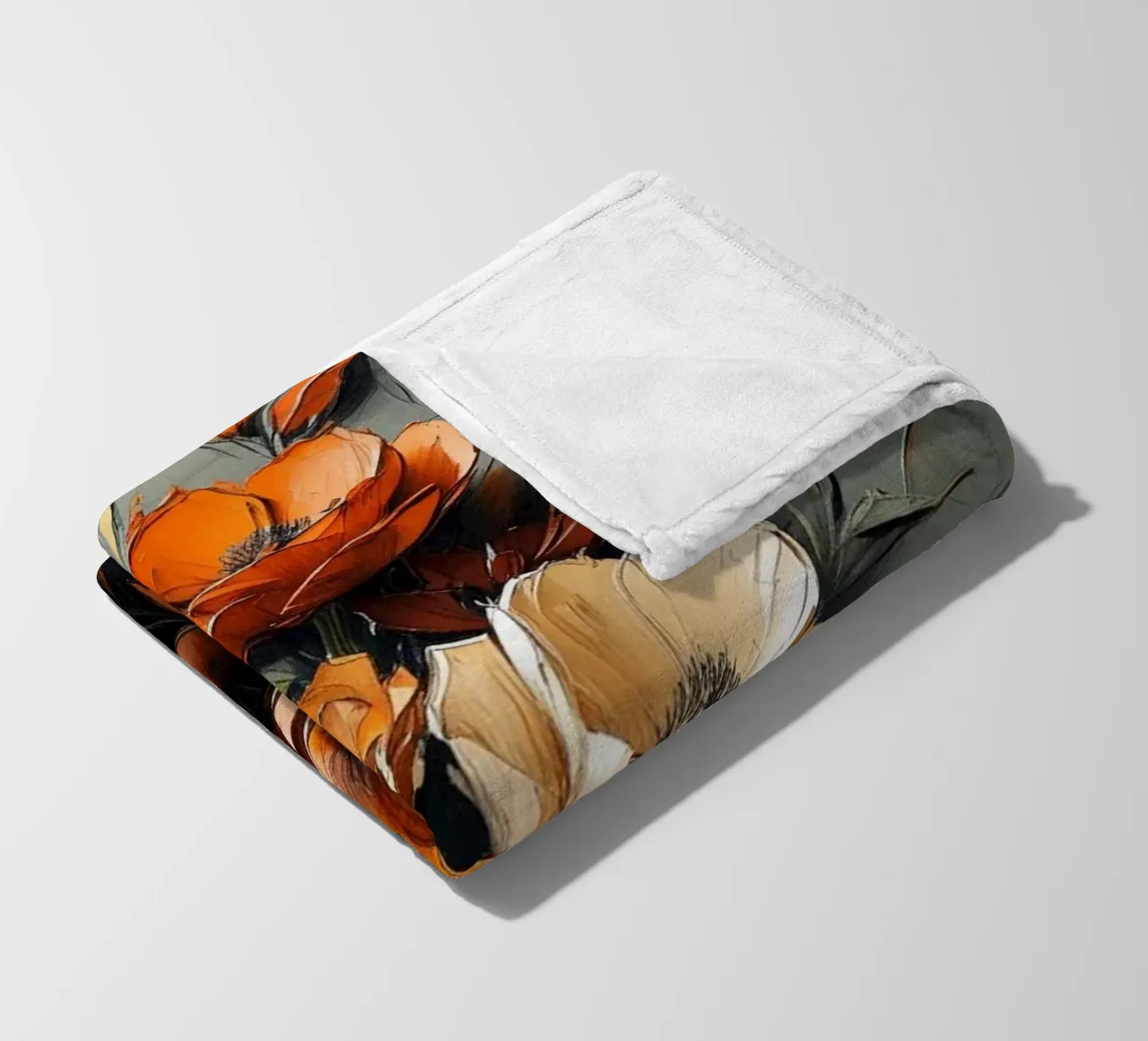 L'abbraccio dell'autunno: Un bouquet di colori autunnali coperta in pile da Artistic-shop