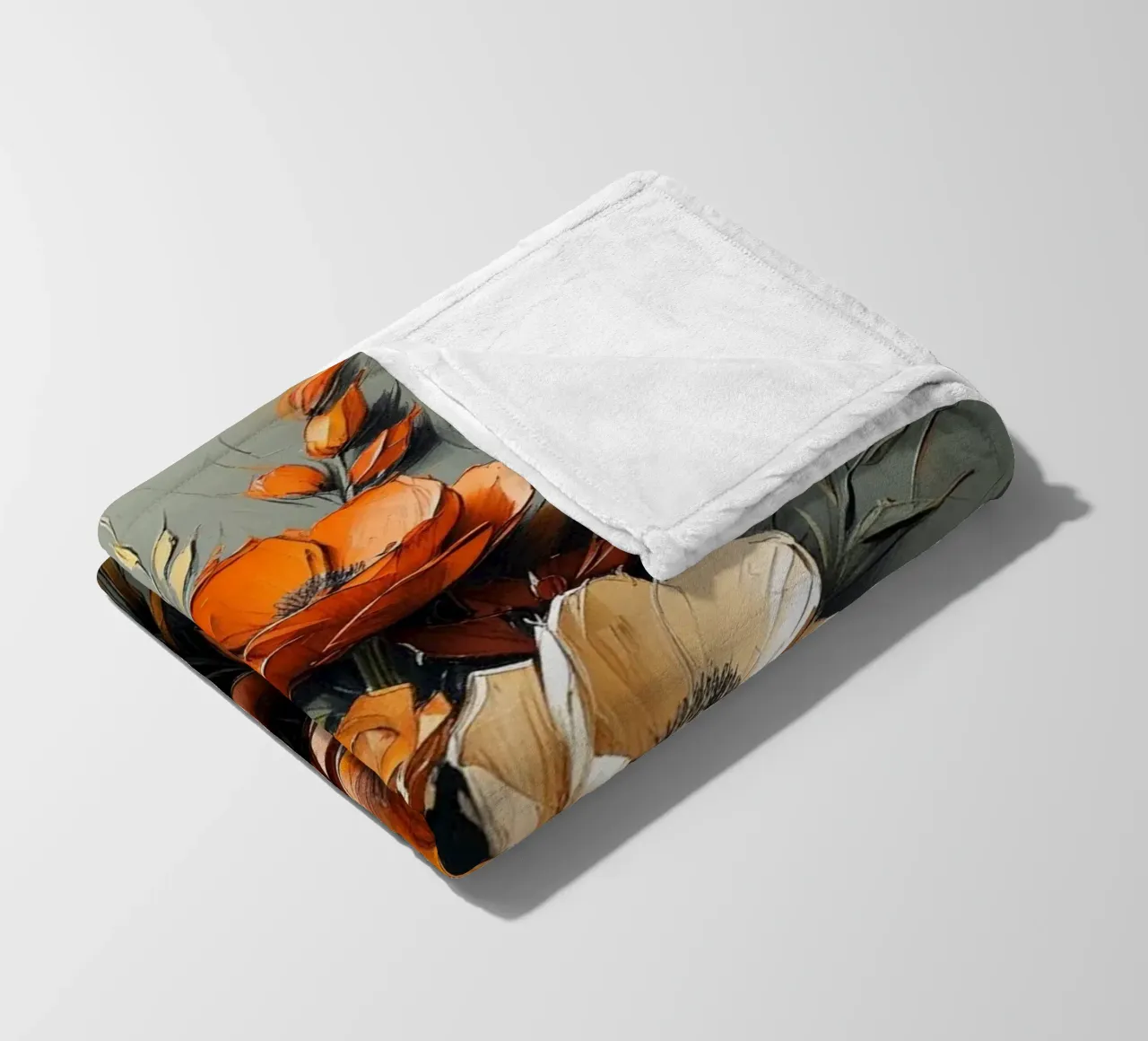 L'abbraccio dell'autunno: Un bouquet di colori autunnali coperta in pile da Artistic-shop