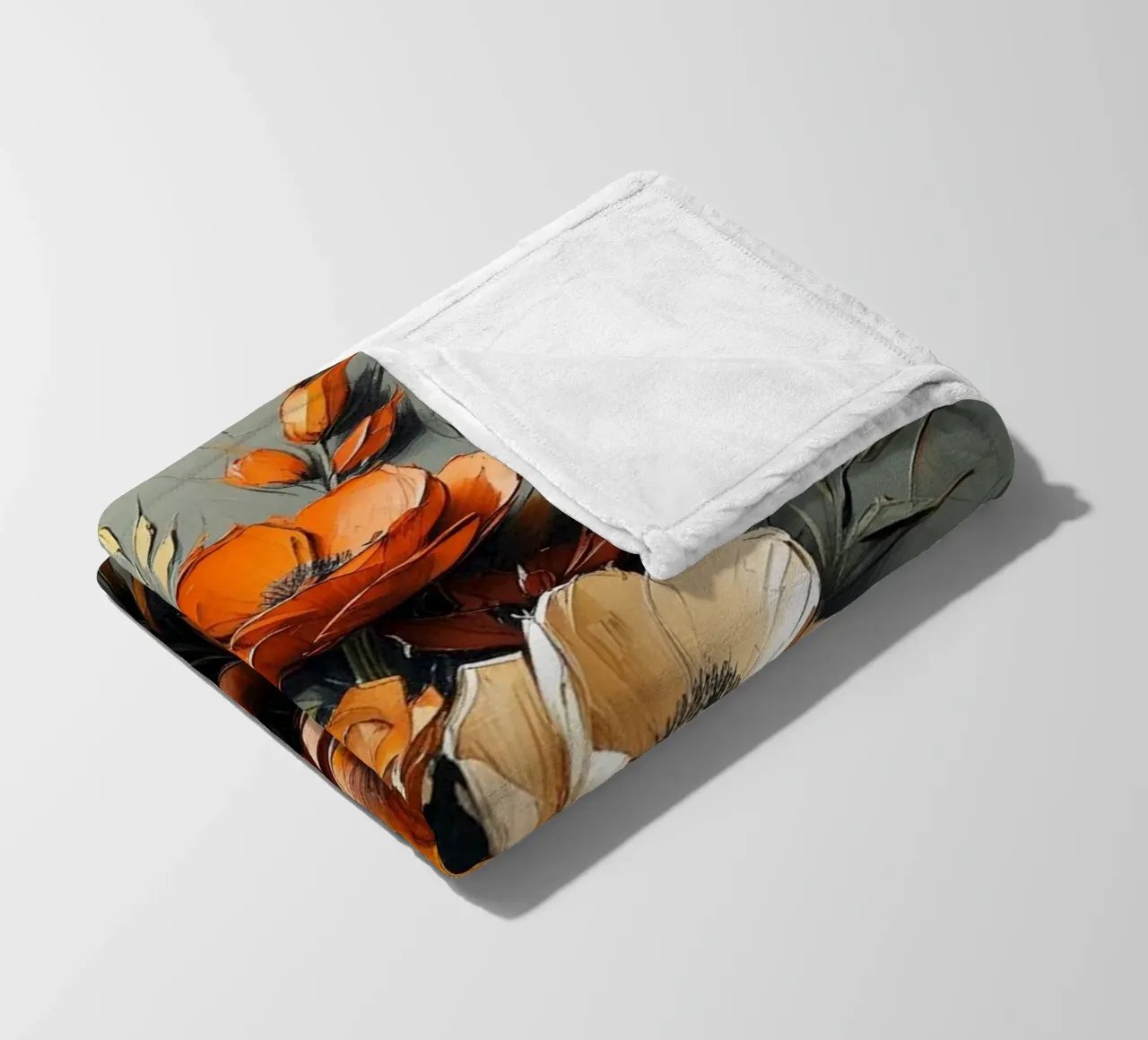L'abbraccio dell'autunno: Un bouquet di colori autunnali coperta in pile da Artistic-shop