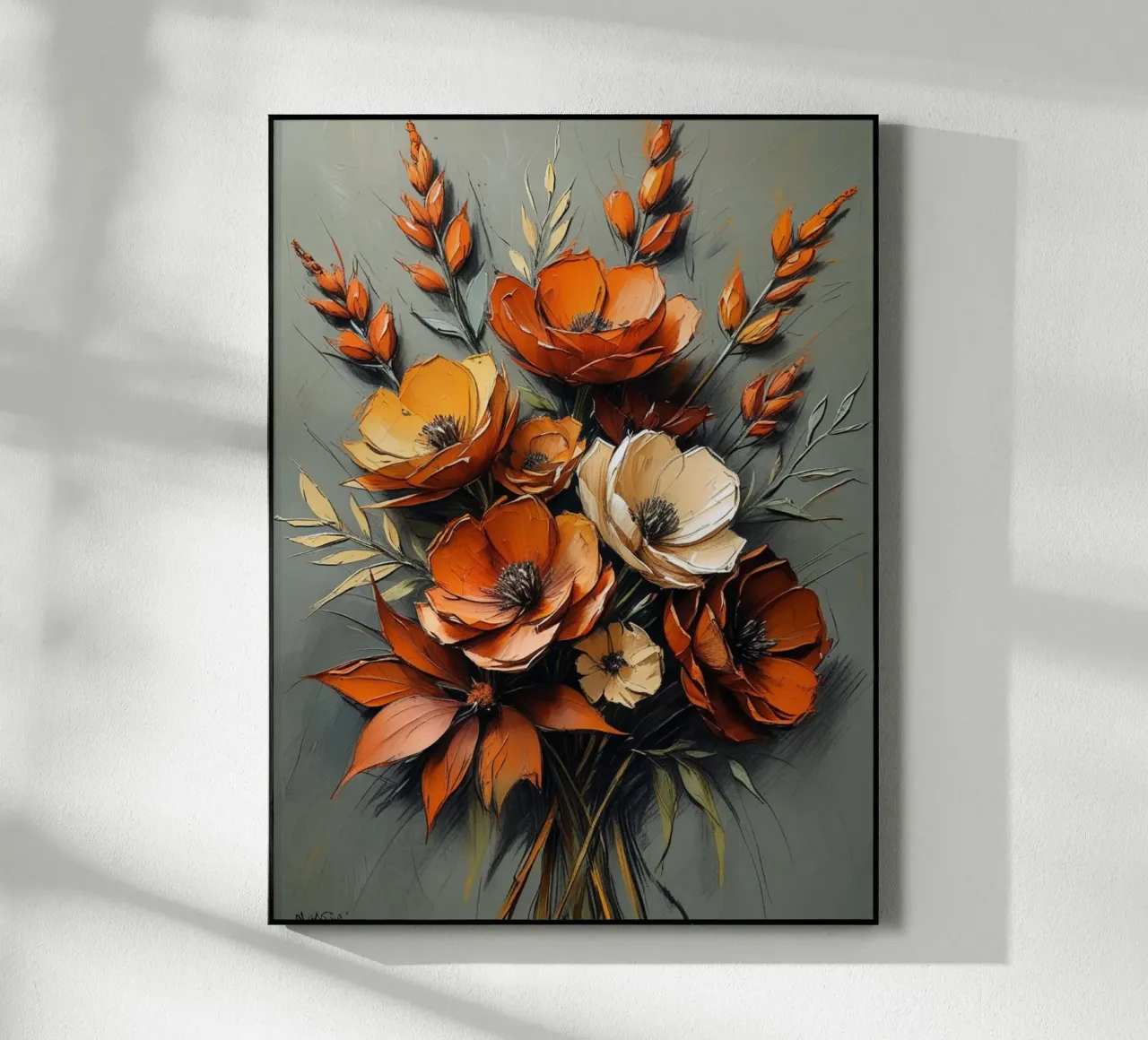 L'abbraccio dell'autunno: Un bouquet di colori autunnali plexiglass da Artistic-shop