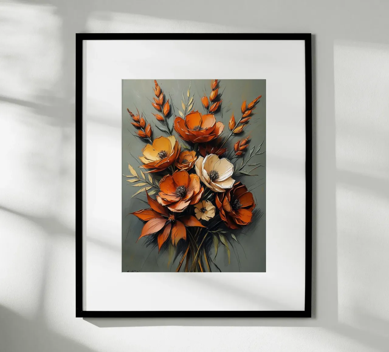 L'abbraccio dell'autunno: Un bouquet di colori autunnali carta hahnemühle da Artistic-shop