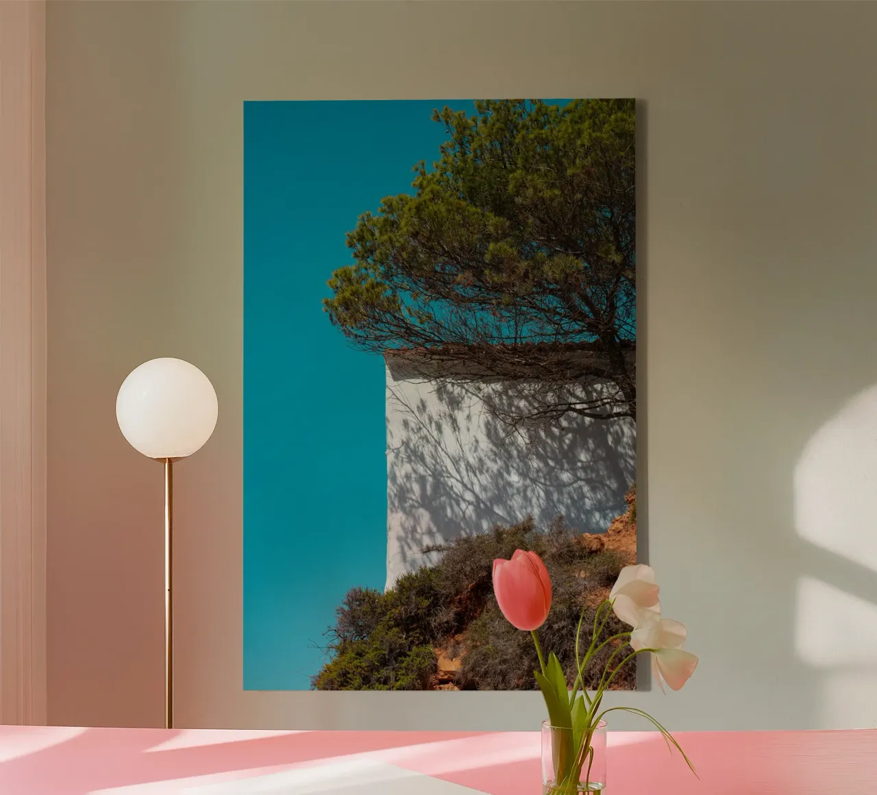 Nature's Harmony canvas met Baklijst van lieblu