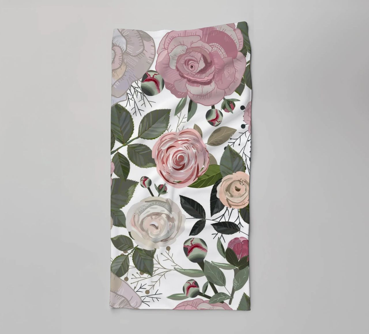 Rose e peonie asciugamano da bagno da gulsengunel