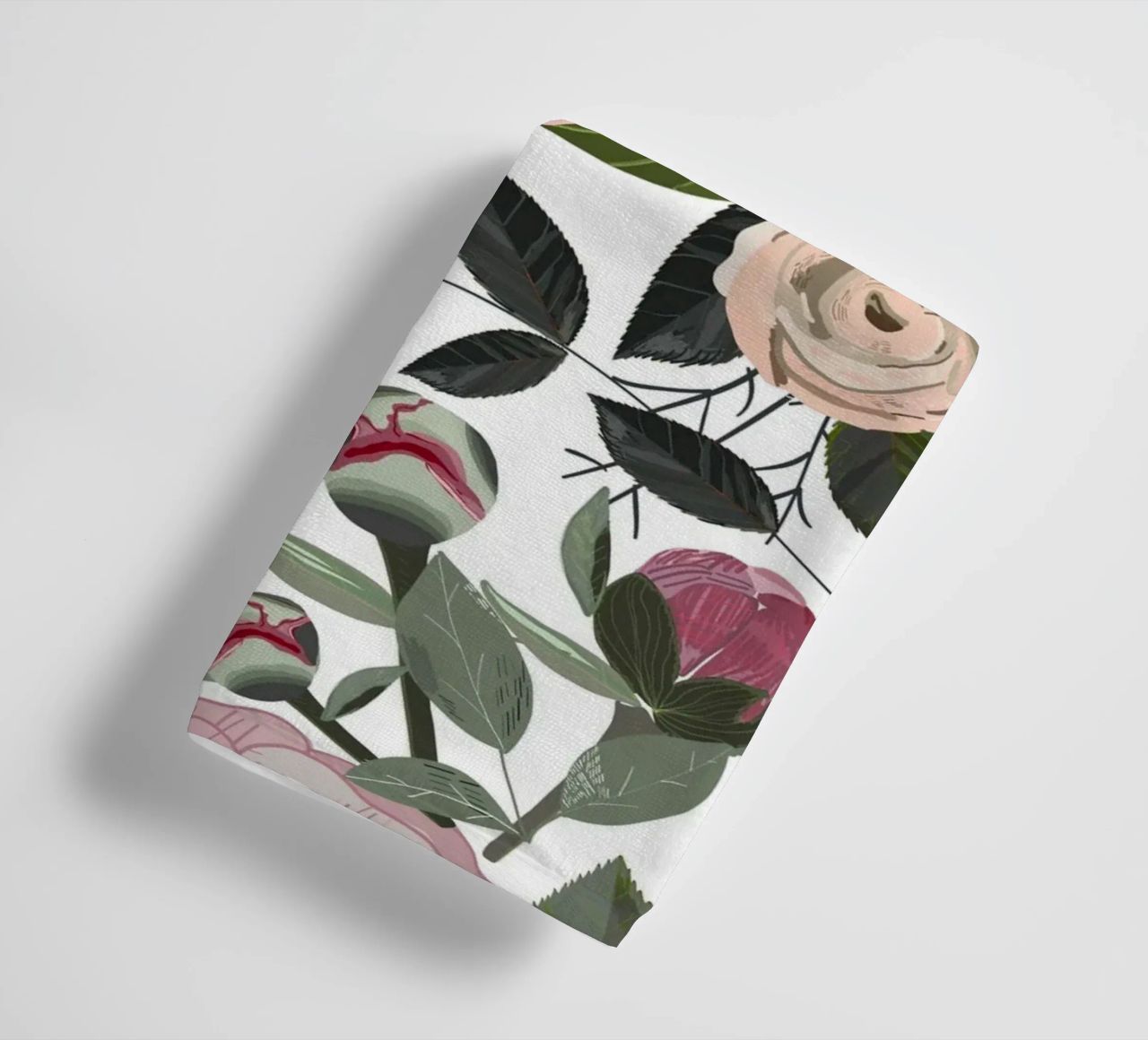 Rose e peonie asciugamano da bagno da gulsengunel