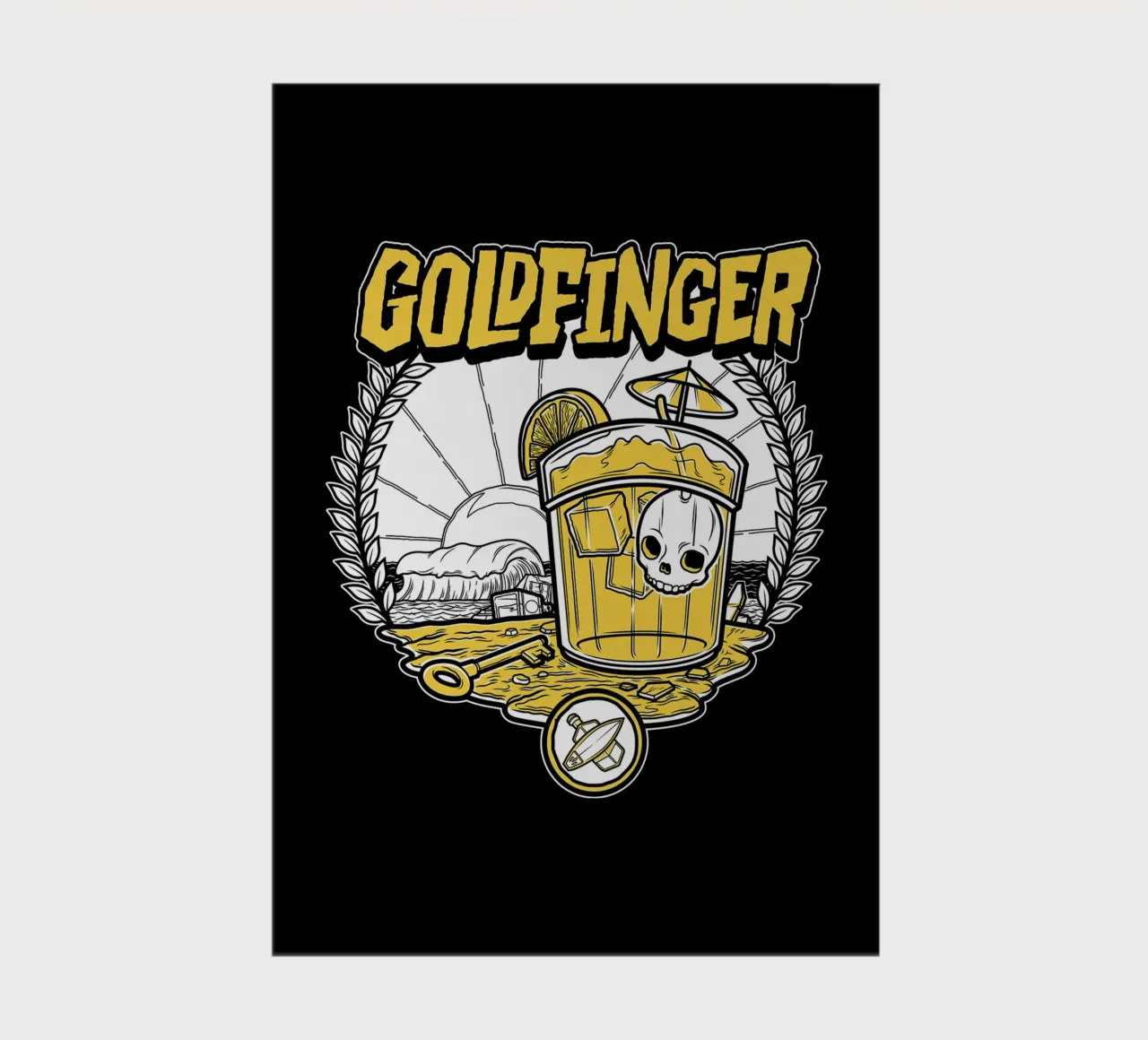 Goldfinger notebook by lauren shop