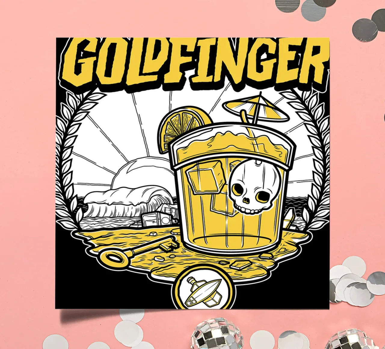Goldfinger sticker sheet by lauren shop