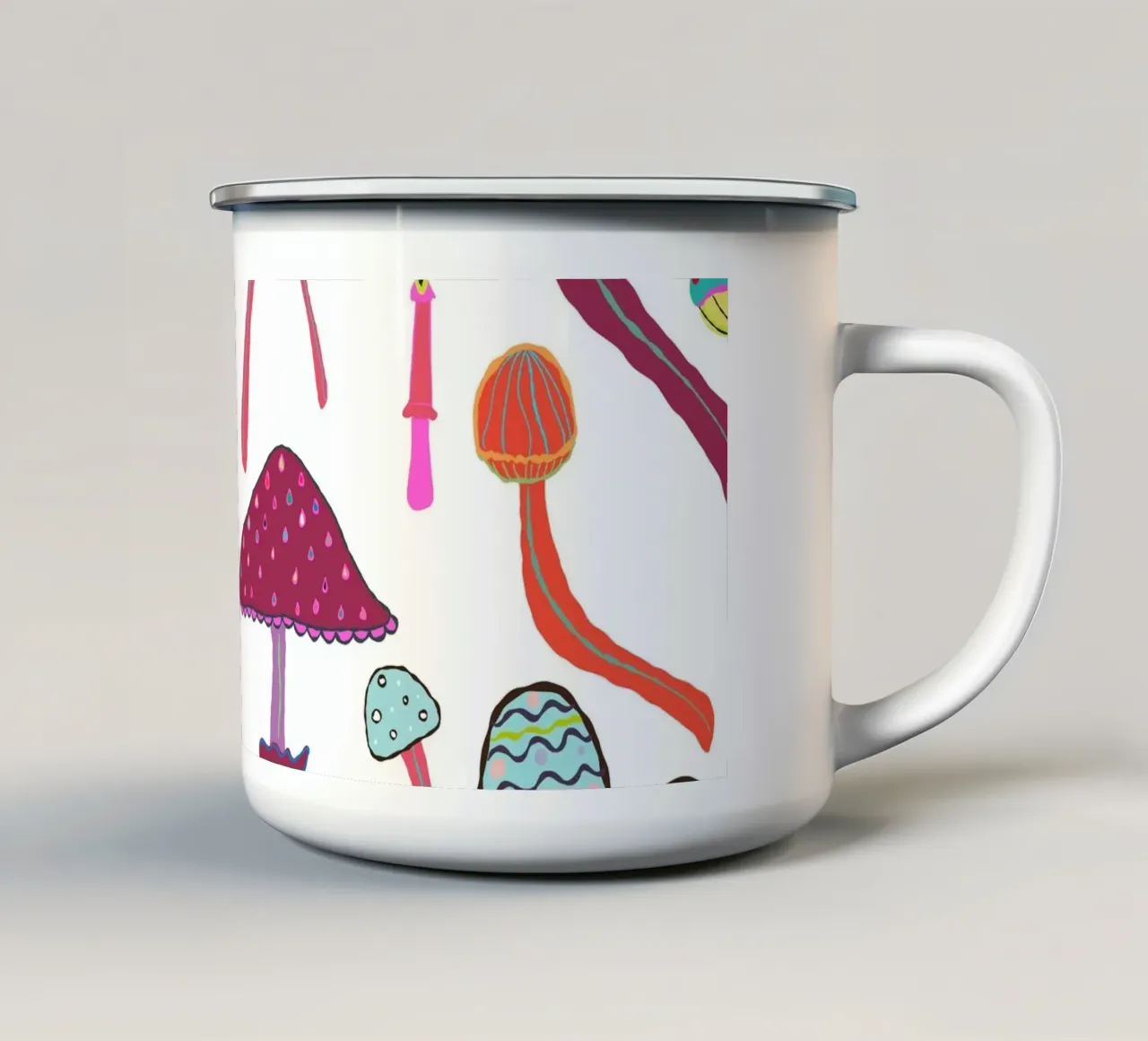 Funghi magici tazza in smalto da gulsengunel