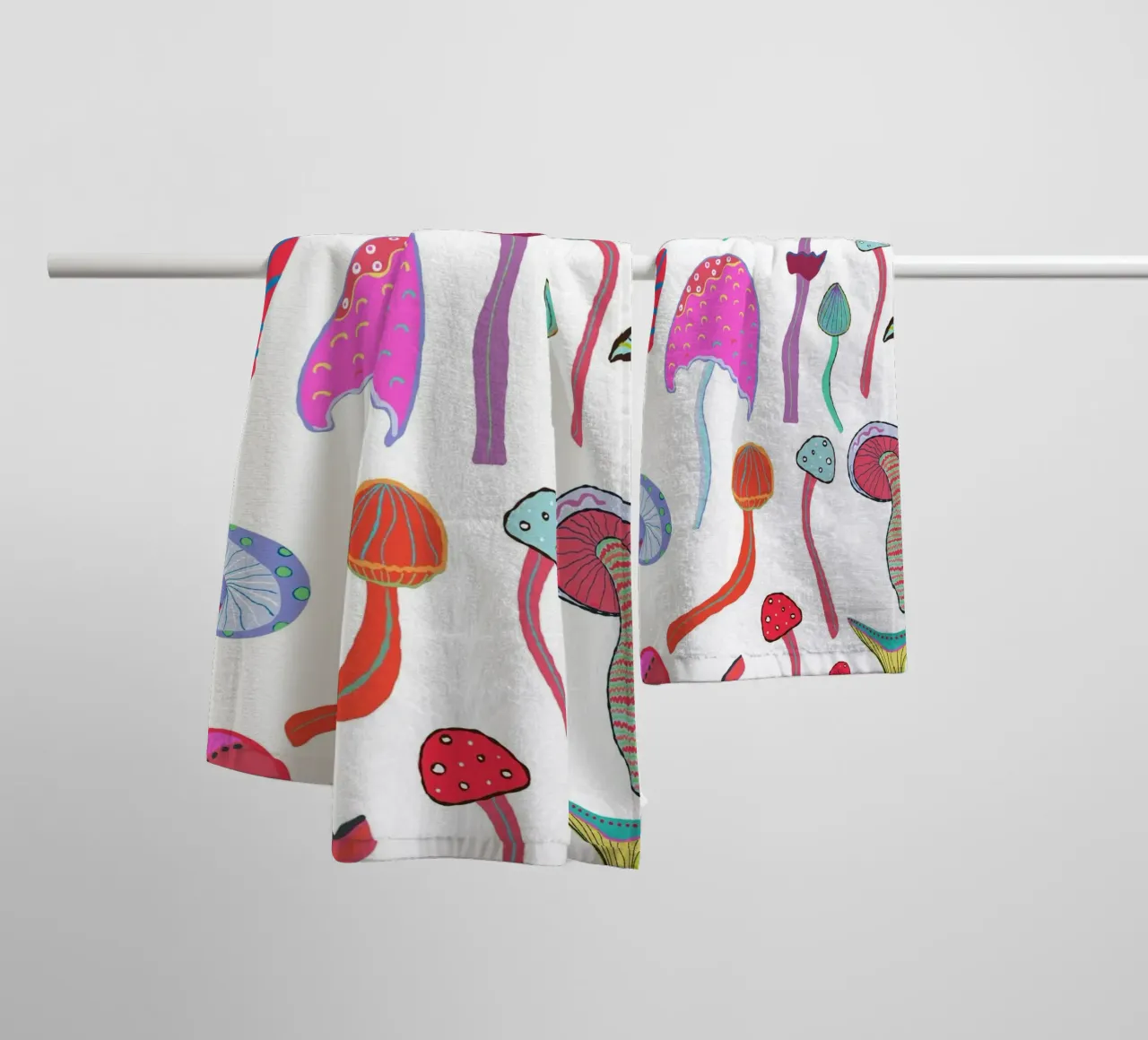 Funghi magici asciugamano da bagno da gulsengunel