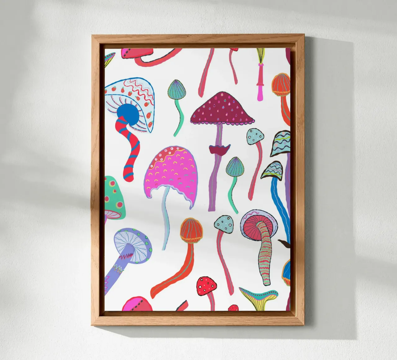 Funghi magici alluminio dibond da gulsengunel