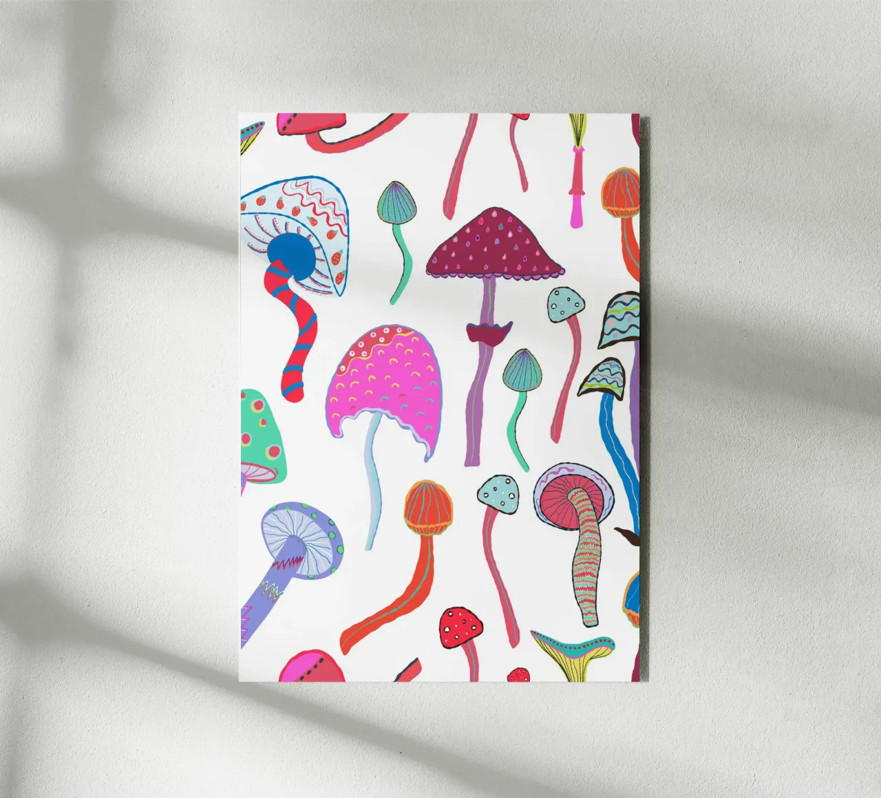 Funghi magici alluminio dibond da gulsengunel