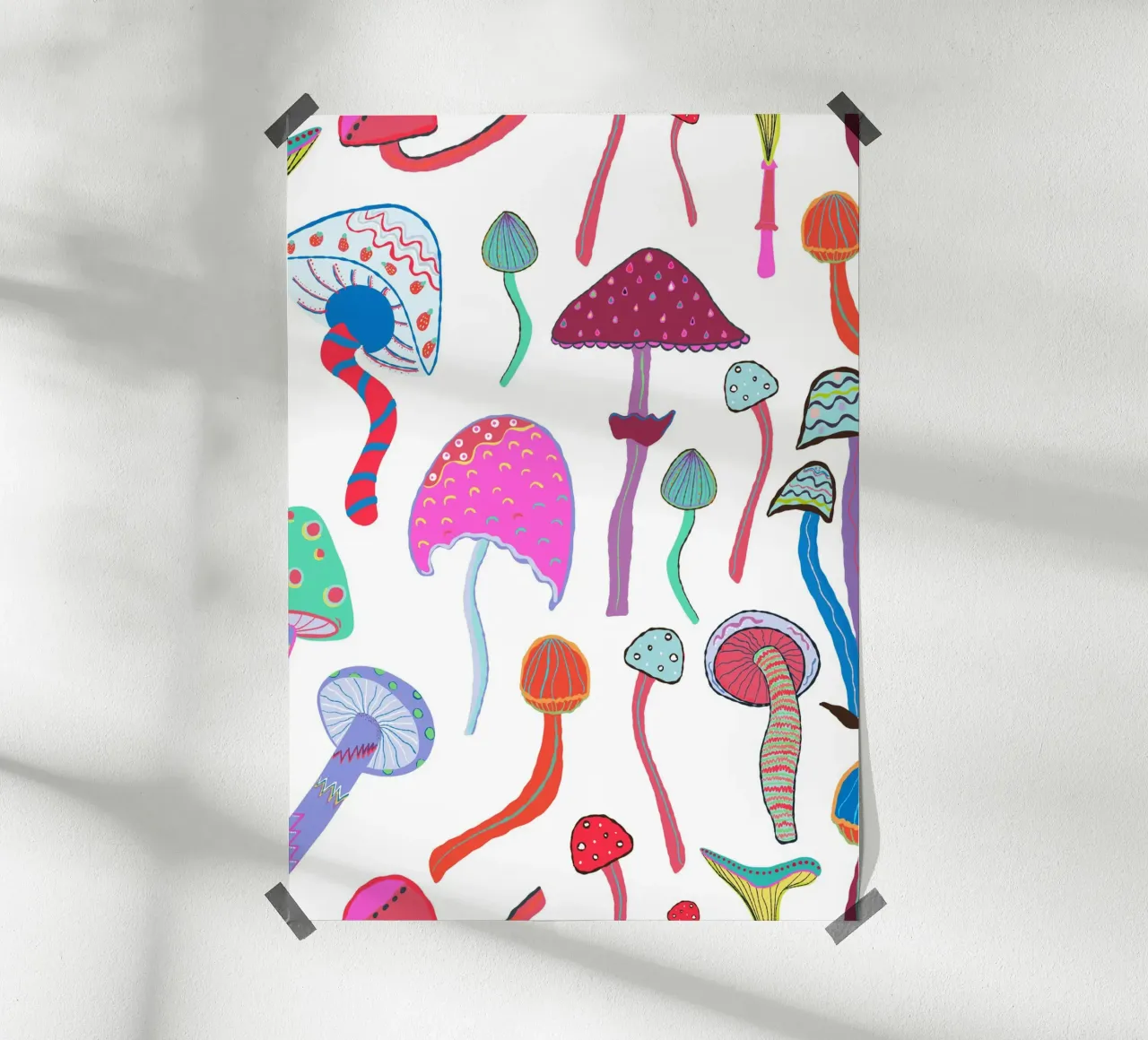 Funghi magici poster da gulsengunel