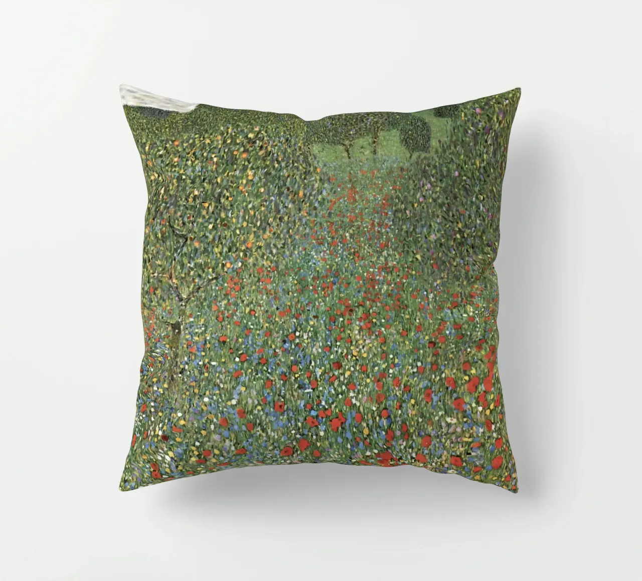 Campo di papaveri di Gustav Klimt (1907) cuscino da Gustav Klimt ART Prints
