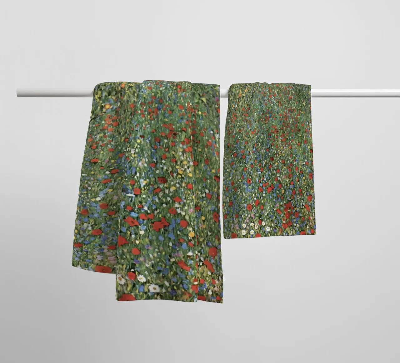 Poppy Field by Gustav Klimt (1907) towel by Gustav Klimt ART Prints