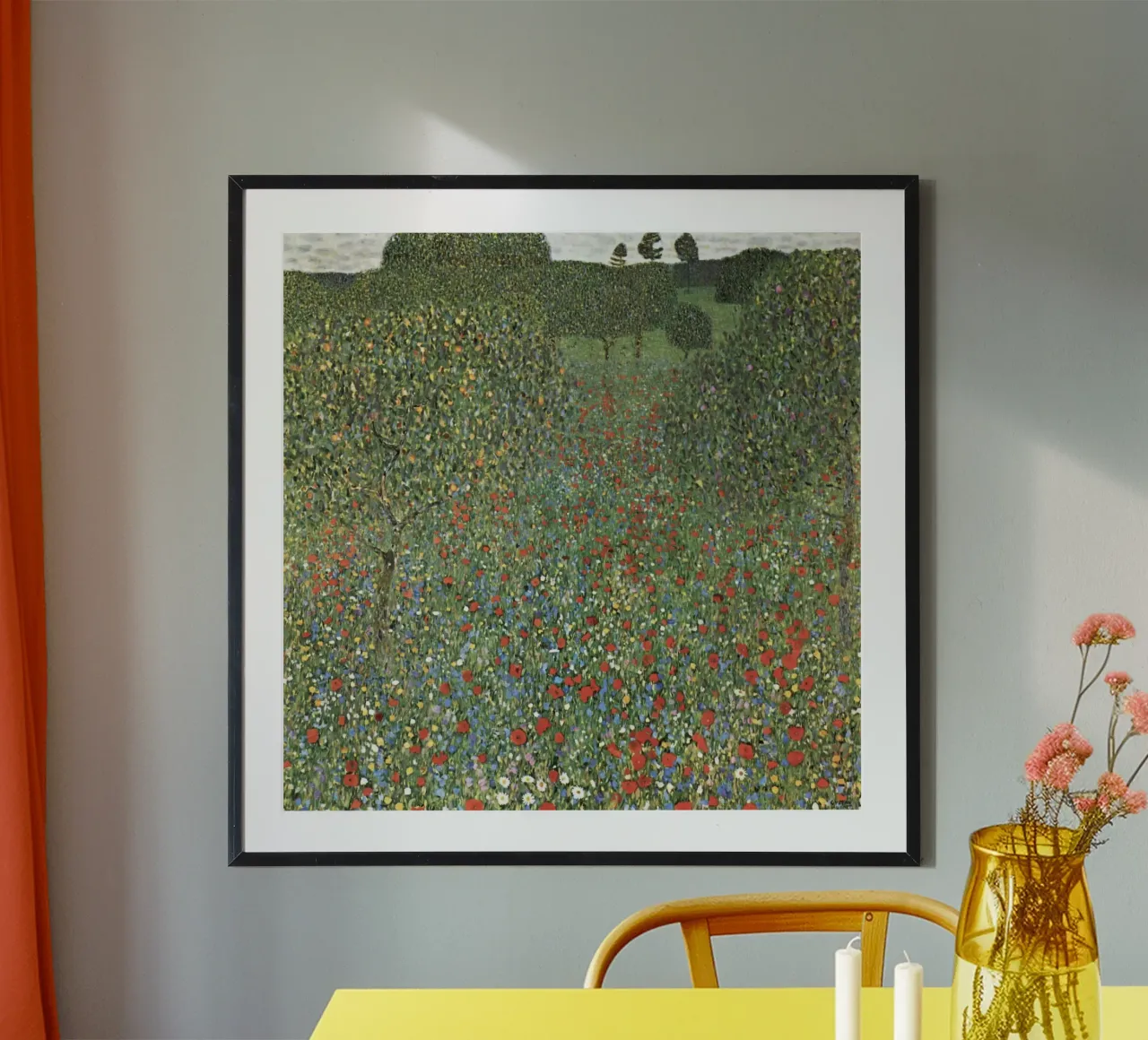 Poppy Field by Gustav Klimt (1907) hahnemühle by Gustav Klimt ART Prints