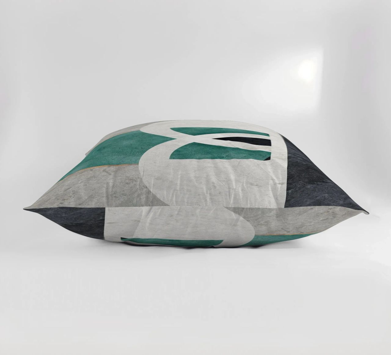 abstract art circle cuscino da vintageshop