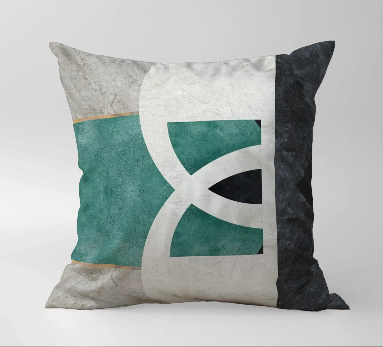 abstract art circle cuscino da vintageshop