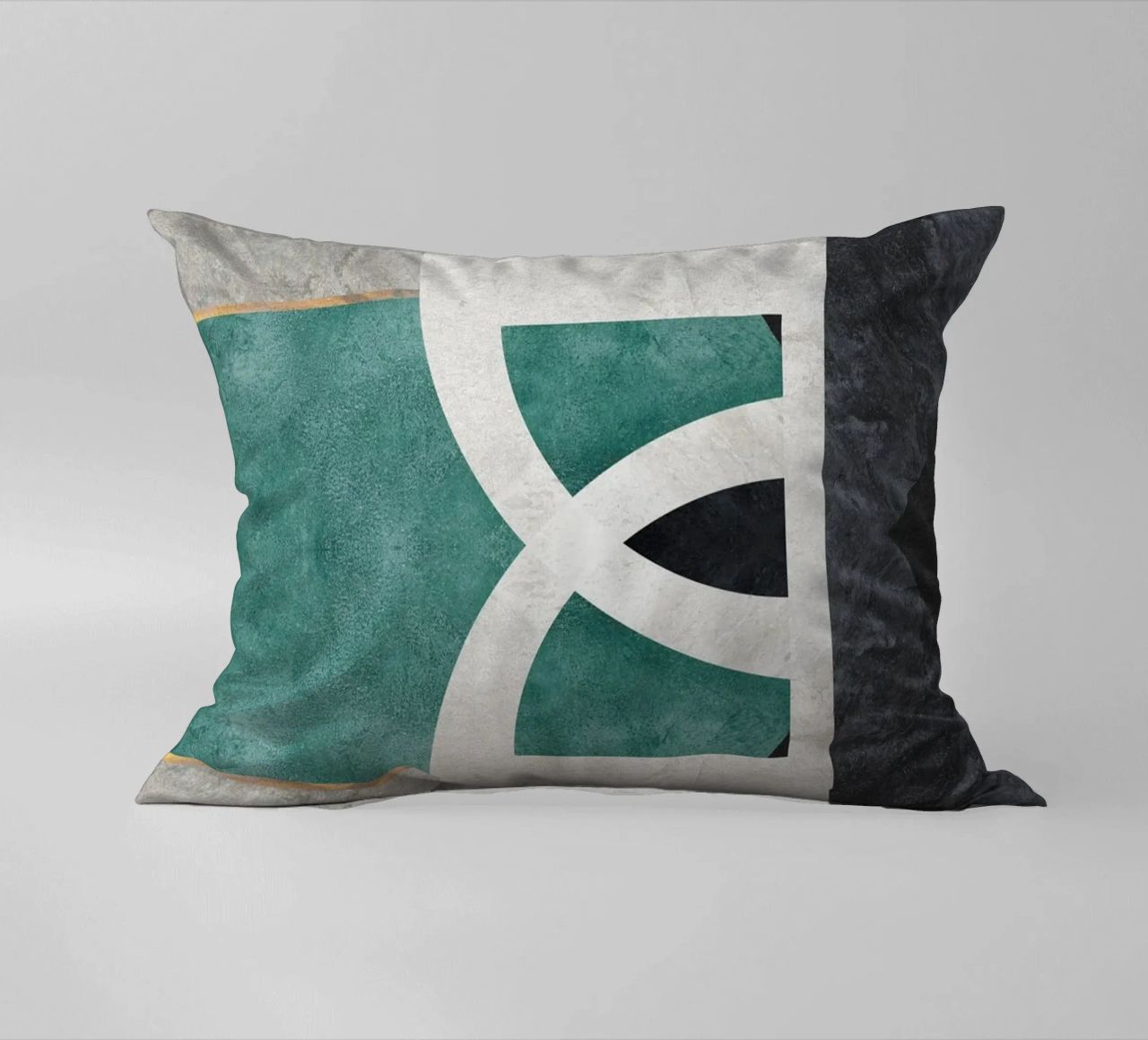 abstract art circle cuscino da vintageshop