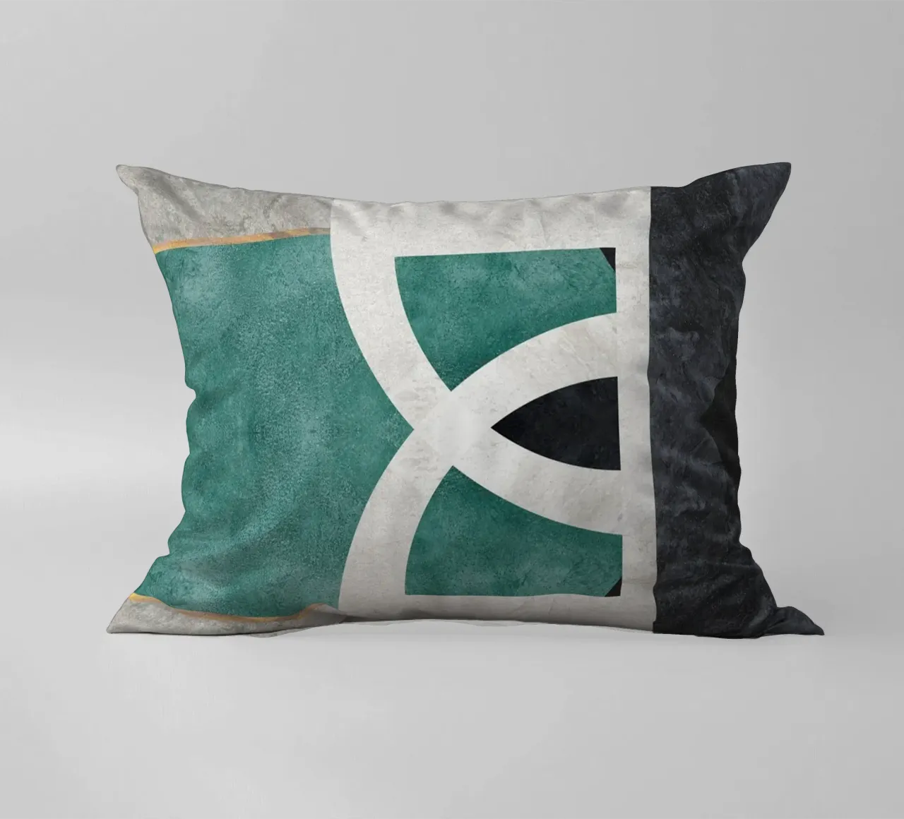 abstract art circle cuscino da vintageshop