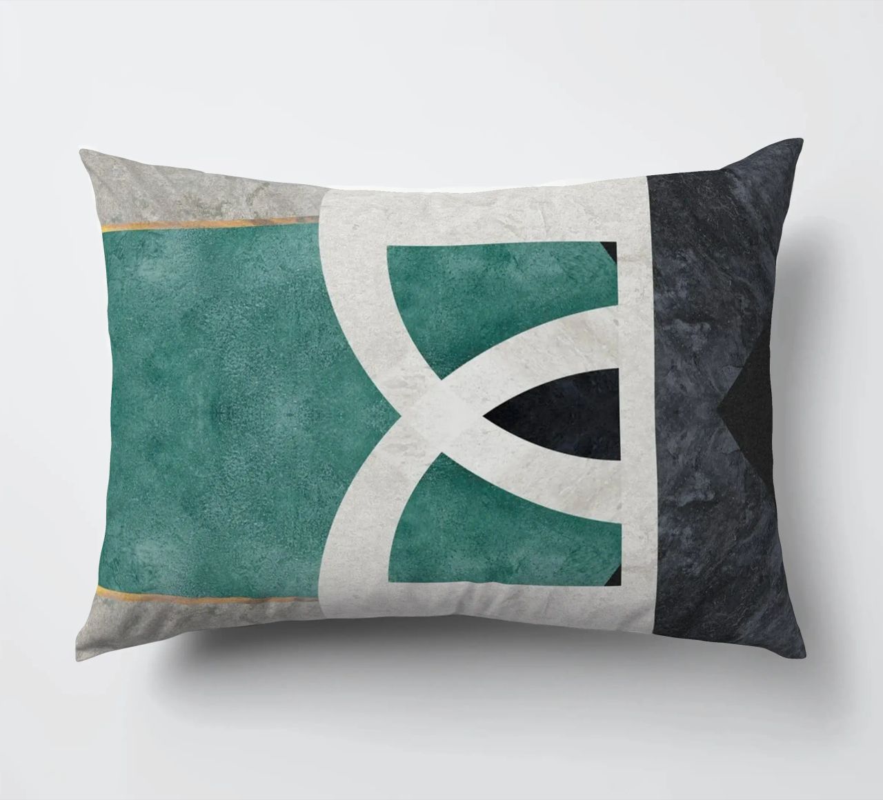abstract art circle cuscino da vintageshop
