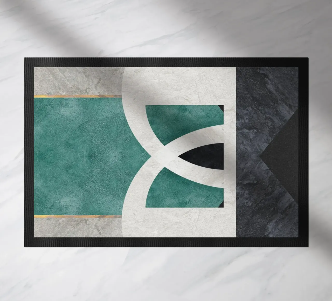 abstract art circle zerbino da vintageshop