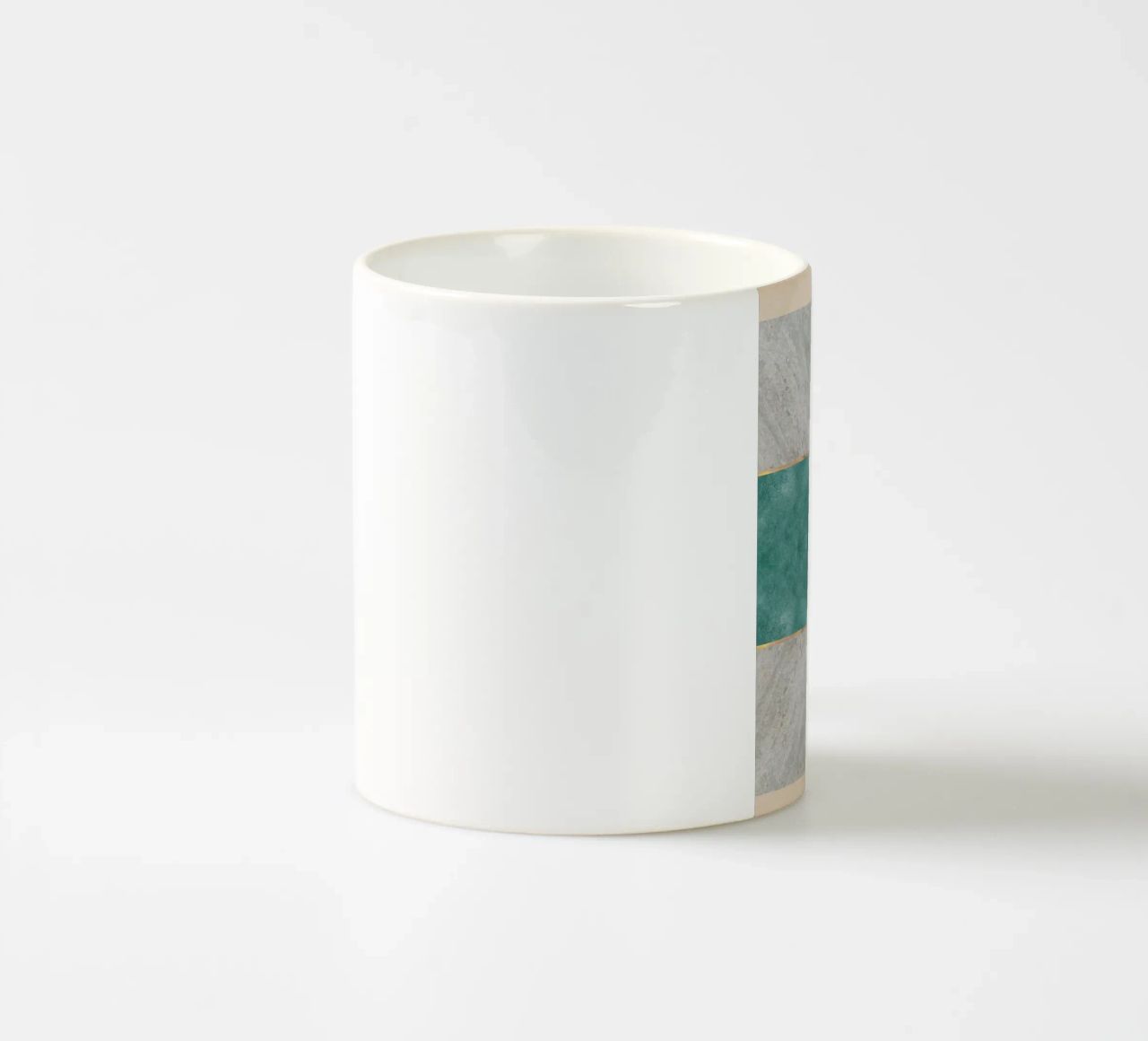 abstract art circle tazza in ceramica da vintageshop