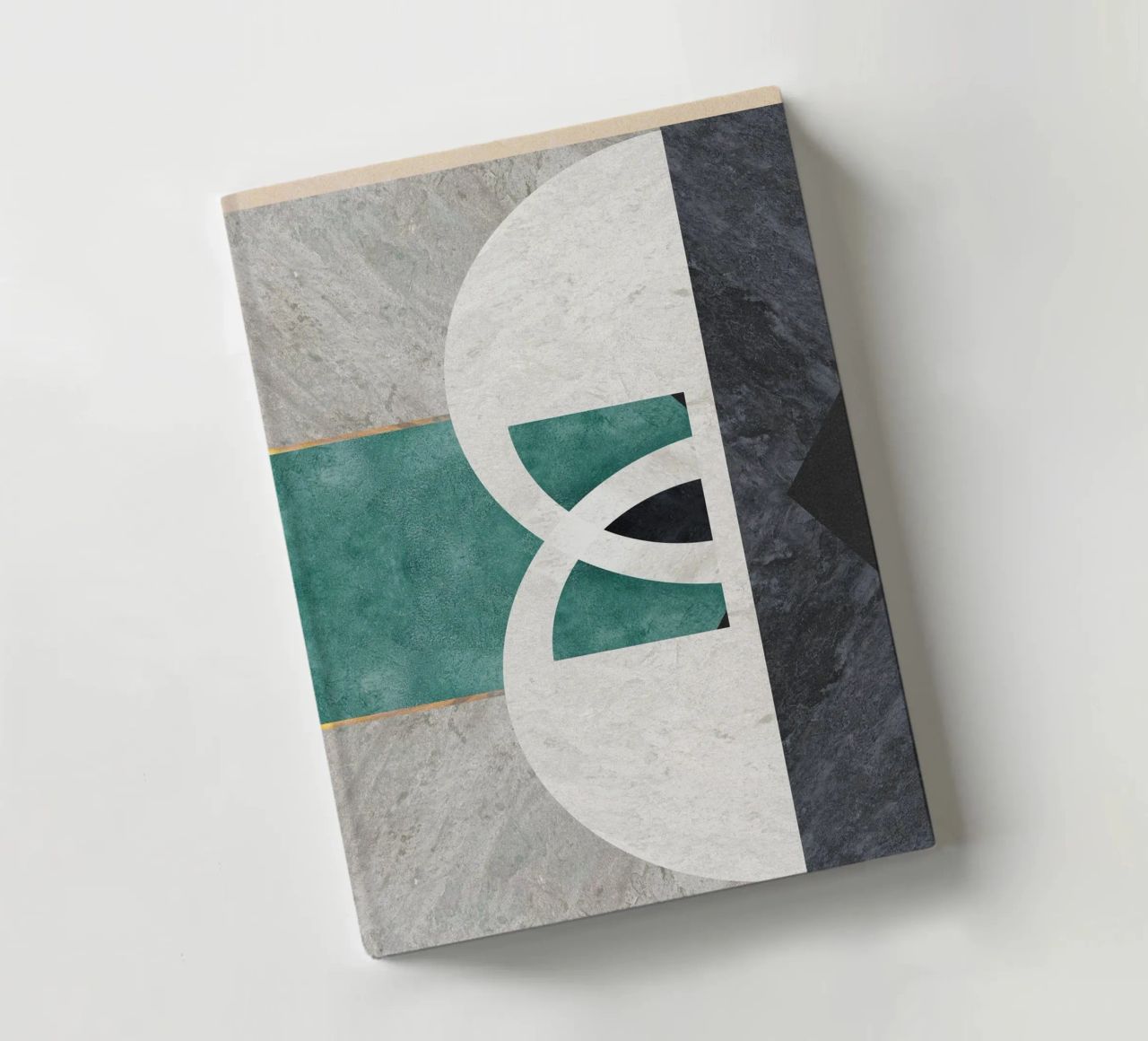 abstract art circle carnet de notes de vintageshop