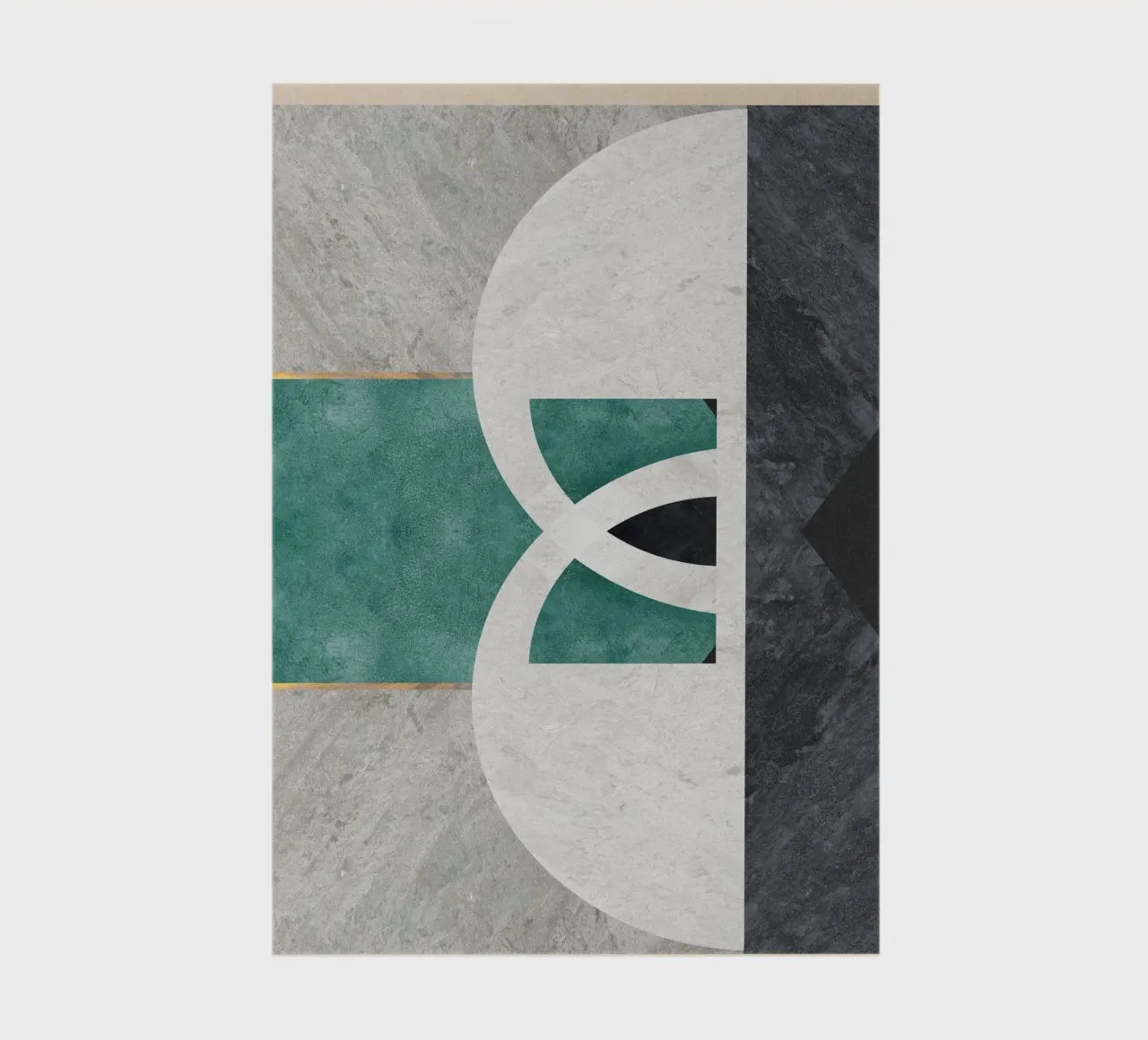 abstract art circle notebook by vintageshop