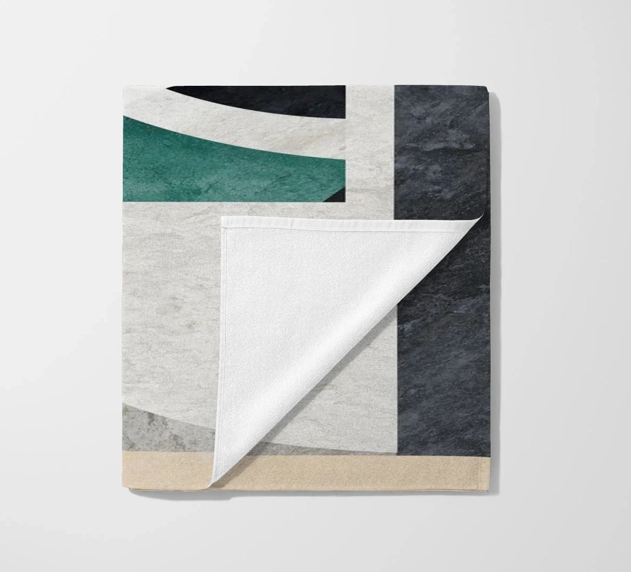 abstract art circle telo mare da vintageshop