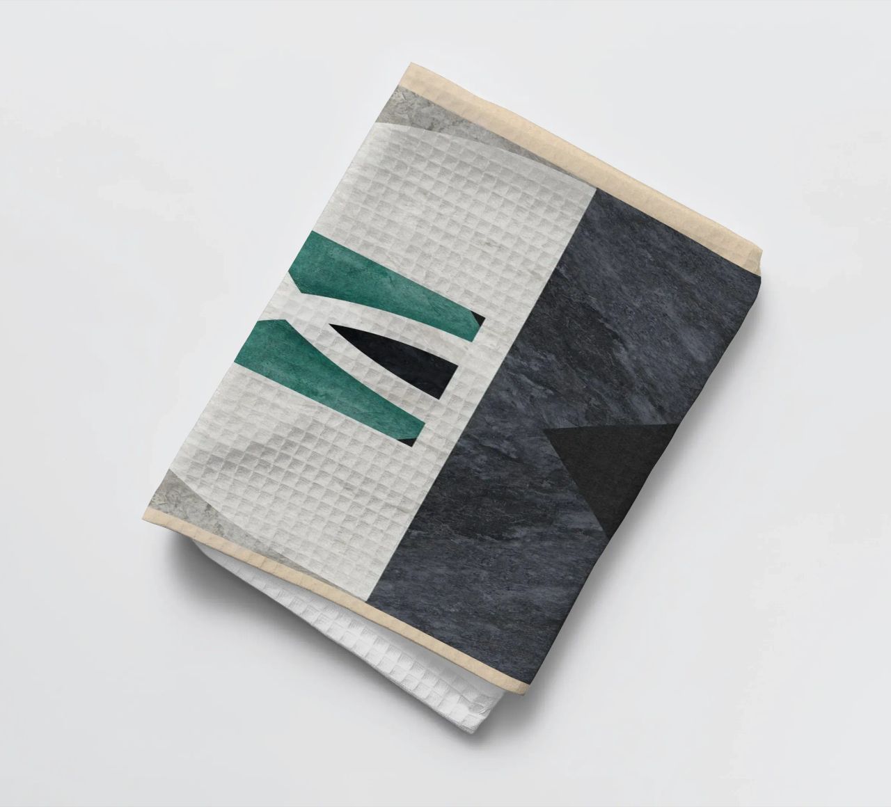 abstract art circle torchon de vintageshop