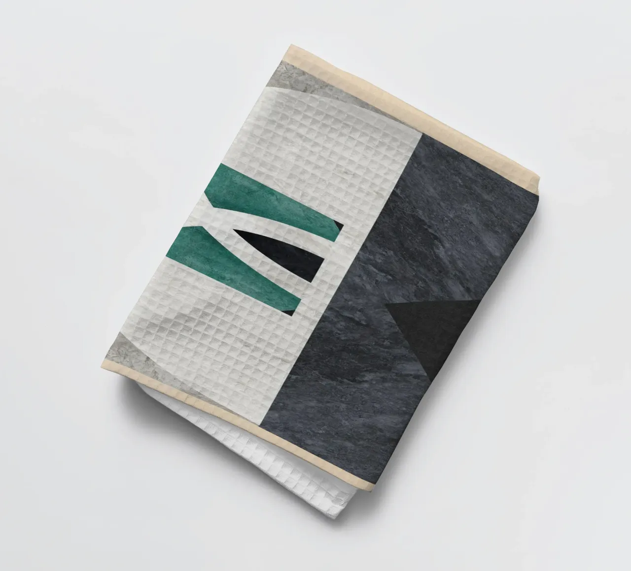 abstract art circle torchon de vintageshop