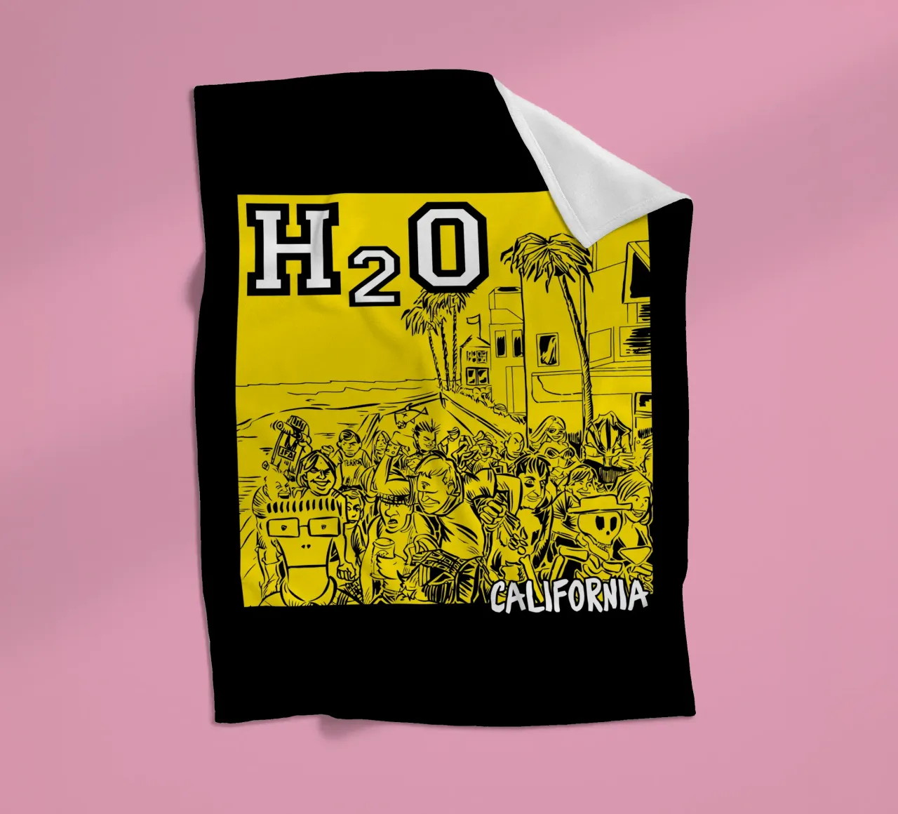 H2O coperta in pile da lauren shop